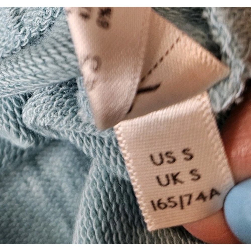 Free People FP Movement Joggers Bayside Blue‎ Terrycloth Trim Size Small - Picture 6 of 9